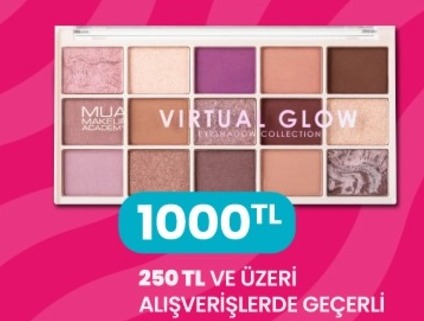 Mua Virtual Glow Eyeshadow Collection
