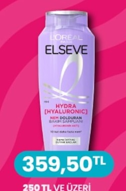 Elseve Hydra Hyaluronic Nem Dolduran Bakim Şampuanı