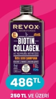 Revox Laboratories Biotin Collagen Özel Seri Şampuan 360Ml