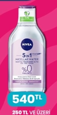 Nivea 5In1 Micellar Water Makyaj Temizleme Suyu
