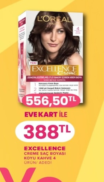 Excellence Creme Saç Boyası Koyu Kahve 4