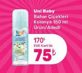 Uni Baby Bahar Çiçekleri Kolonya 150Ml