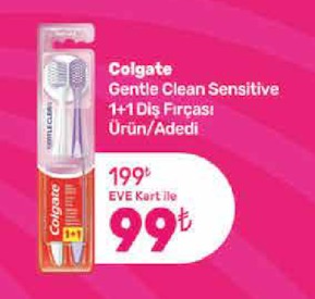 Colgate Gentle Clean Sensitive 1+1 Diş Fırçası