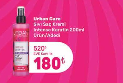 Urban Care Sıvı Saç Kremi Intense Keratin 200Ml