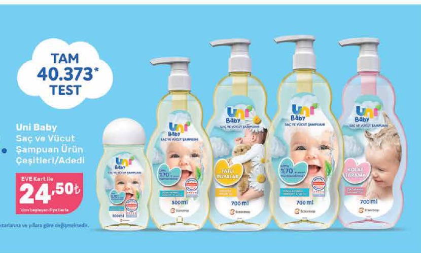 Uni Baby Saç Ve Vücut Şampuanı 100Ml