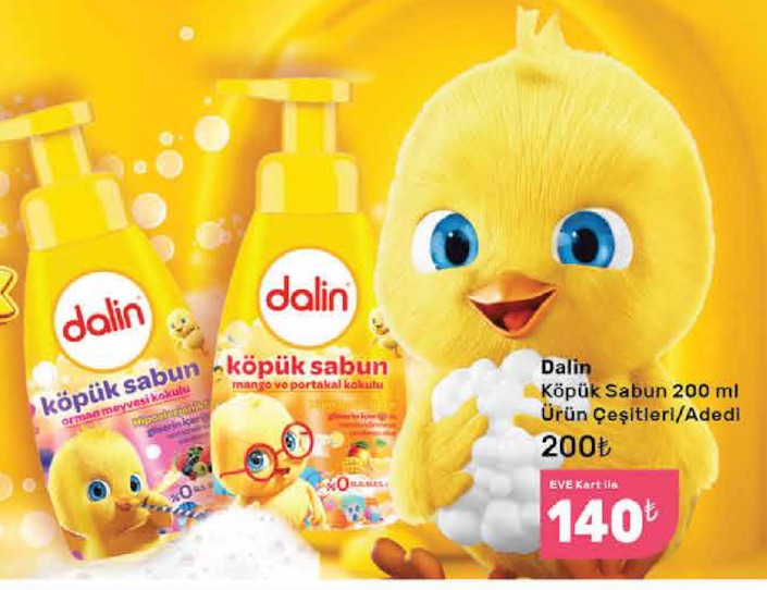 Dalin Köpük Sabun 200Ml