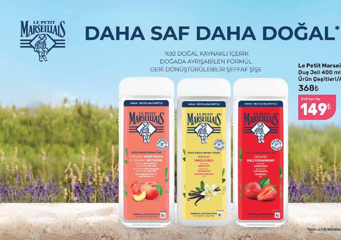 Le Petit Marseillais Duş Jeli 400Ml