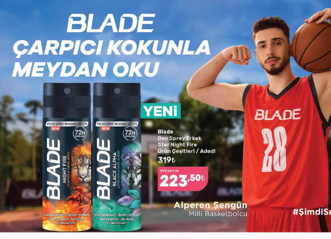 Blade Deodorant Sprey Star Night Fire 150Ml