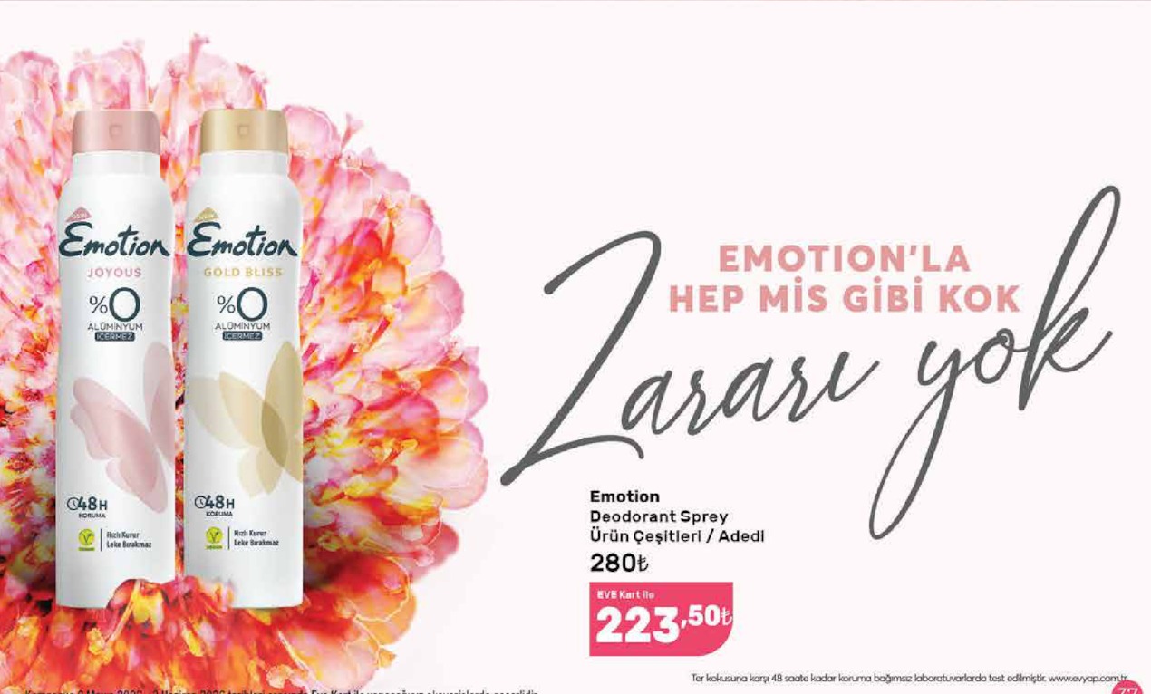 Emotion Deodorant Sprey Gold Bliss 150Ml
