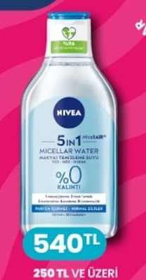 Nivea 5'I 1 Arada Micellair Makyaj Temizleme Suyu 400Ml