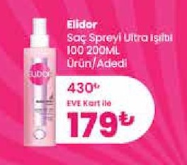 Elidor Saç Spreyi Ultra Işıltı 100 200Ml
