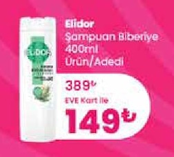 Elidor Şampuan Biberiye 400Ml