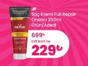 J F Saç Kremi Full Repair Onarıcı 250Ml