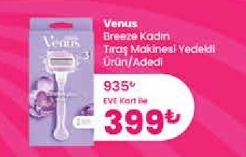 Venus Breeze Kadın Tıraş Makinesi Yedekli
