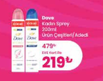 Dove Kadın Sprey 200Ml