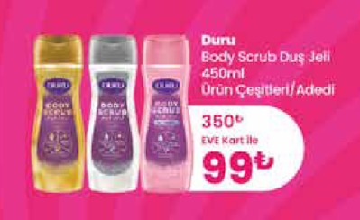 Duru Body Scrub Duş Jeli 450Ml