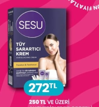 Sesu Tüy Sarartıcı Krem