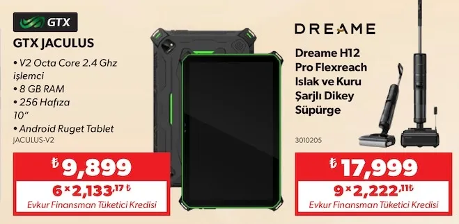 Gtx Jaculus V2 Octa Core 2.4 Ghz 8 Gb Ram 256 Hafıza 10'' Android Ruget Tablet