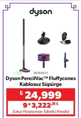 Dyson Pencilvac™ Fluffycones Kablosuz Süpürge