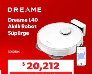 Dreame L40 Akıllı Robot Süpürge