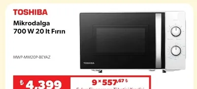 Toshiba Mikrodalga 700 W 20 Lt Fırın