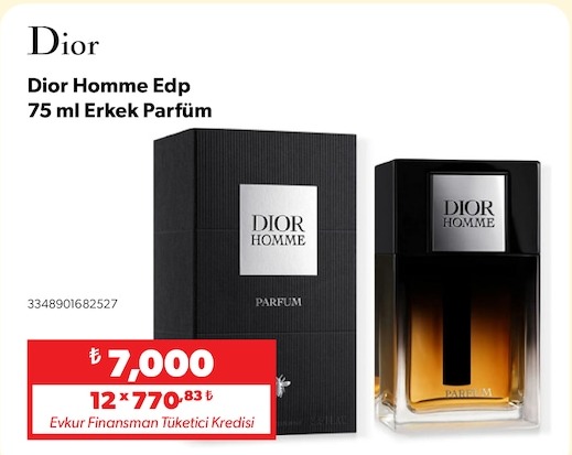 Dior Dior Homme Edp 75 Ml Erkek Parfüm