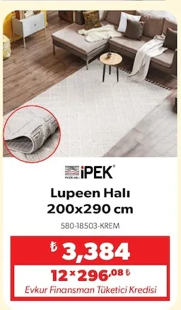 Ipek Lupeen Halı 200X290 Cm
