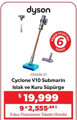 Dyson Cyclone V10 Submarine Islak Ve Kuru Süpürge