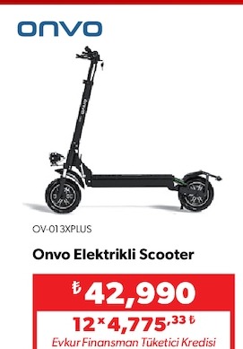 Onvo Elektrikli Scooter Ov-01 3Xplus