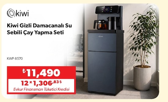 Kiwi Gizli Damacanali Su Sebili Çay Yapma Seti