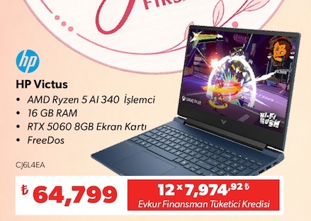 Hp Victus Nvidia Rtx 5060 8Gb