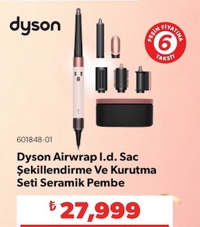 Dyson Airwrap I.D. Saç Şekillendirme Ve Kurutma Seti Seramik Pembe