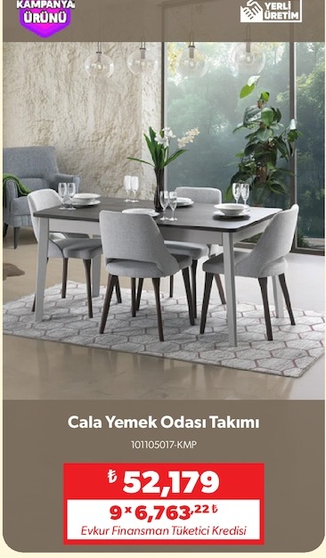 Calata Yemek Odası Takımı