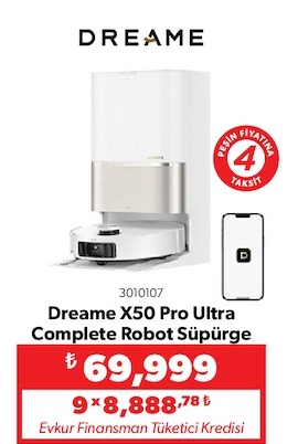 Dreame X50 Pro Ultra Complete Robot Süpürge