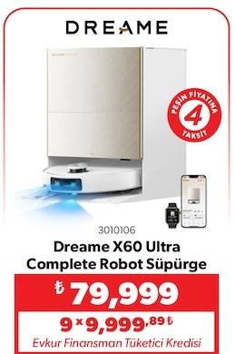 Dreame X60 Ultra Complete Robot Süpürge