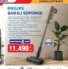 Philips Şarjlı Süpürge Xc6452/10 Kent