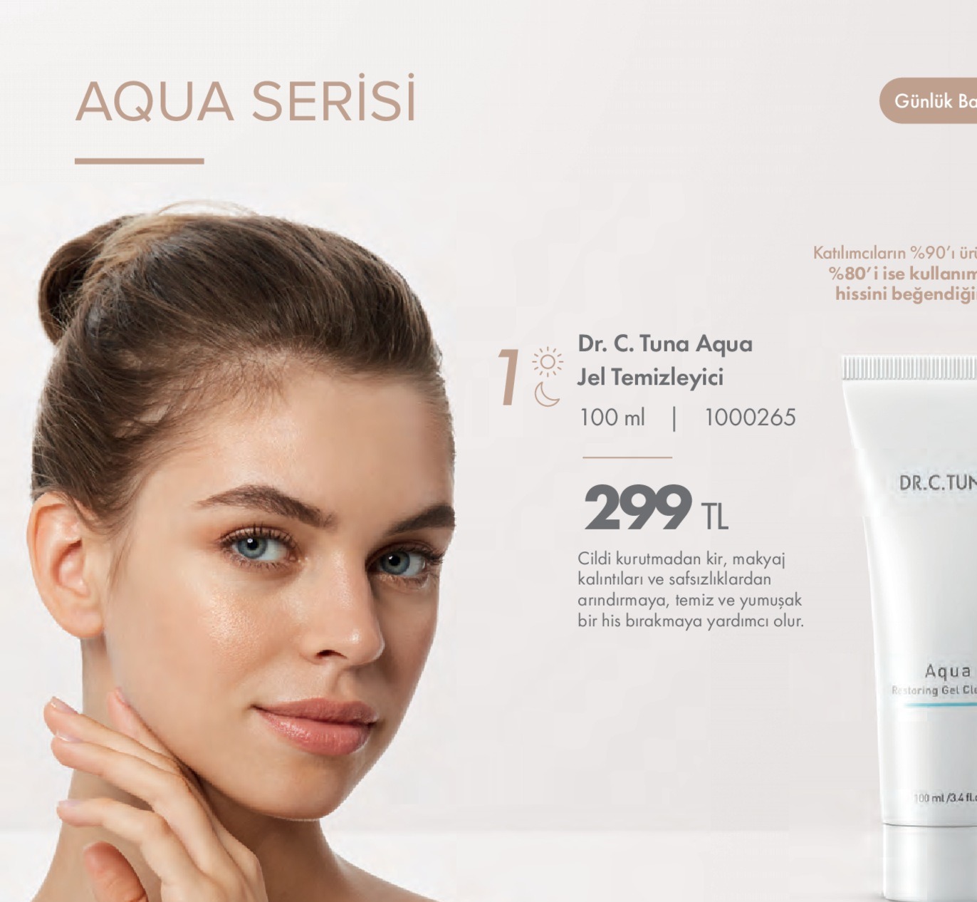 Dr. C. Tuna Aqua Jel Temizleyici 100 Ml
