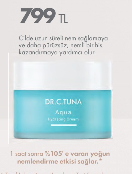 Dr. C. Tuna Aqua Hydrating Cream