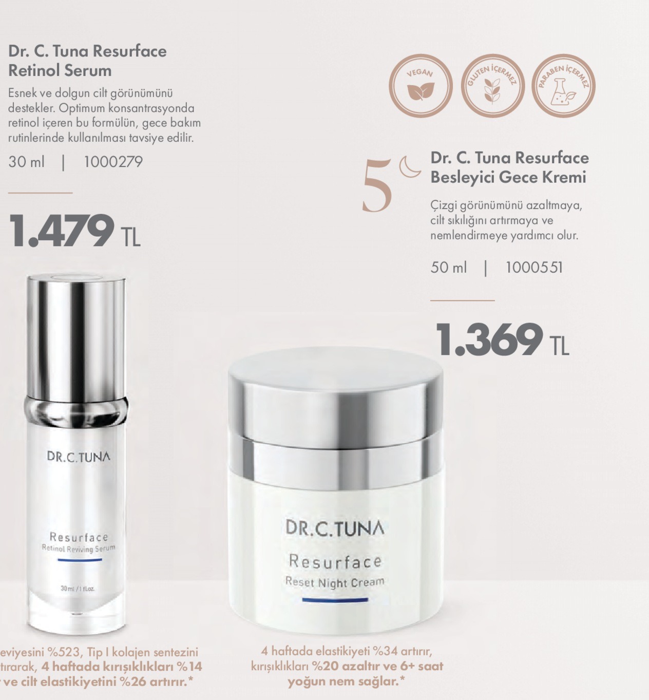 Dr. C. Tuna Resurface Retinol Serum 30Ml