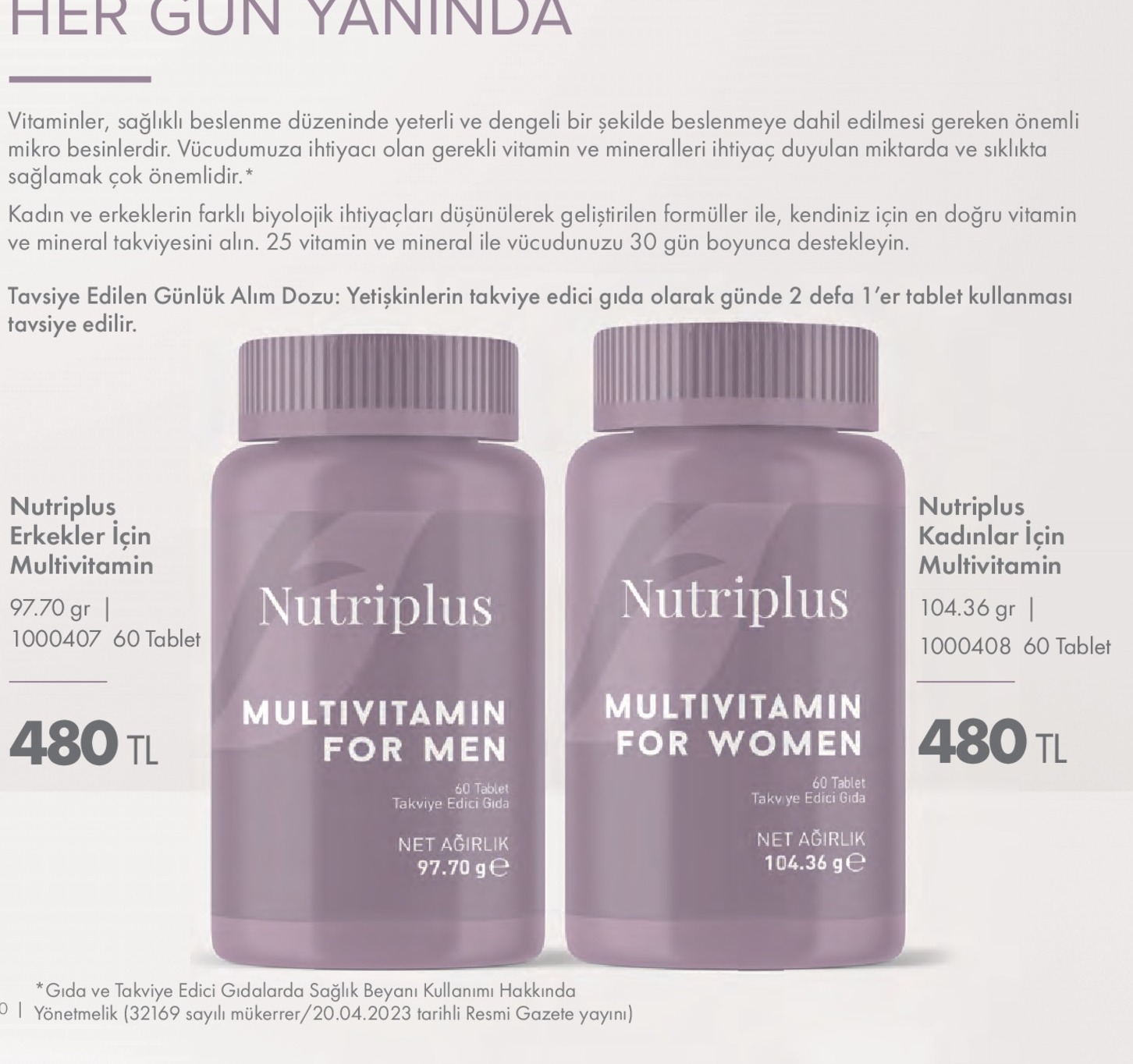 Nutriplus Multivitamin For Women 60 Tablet