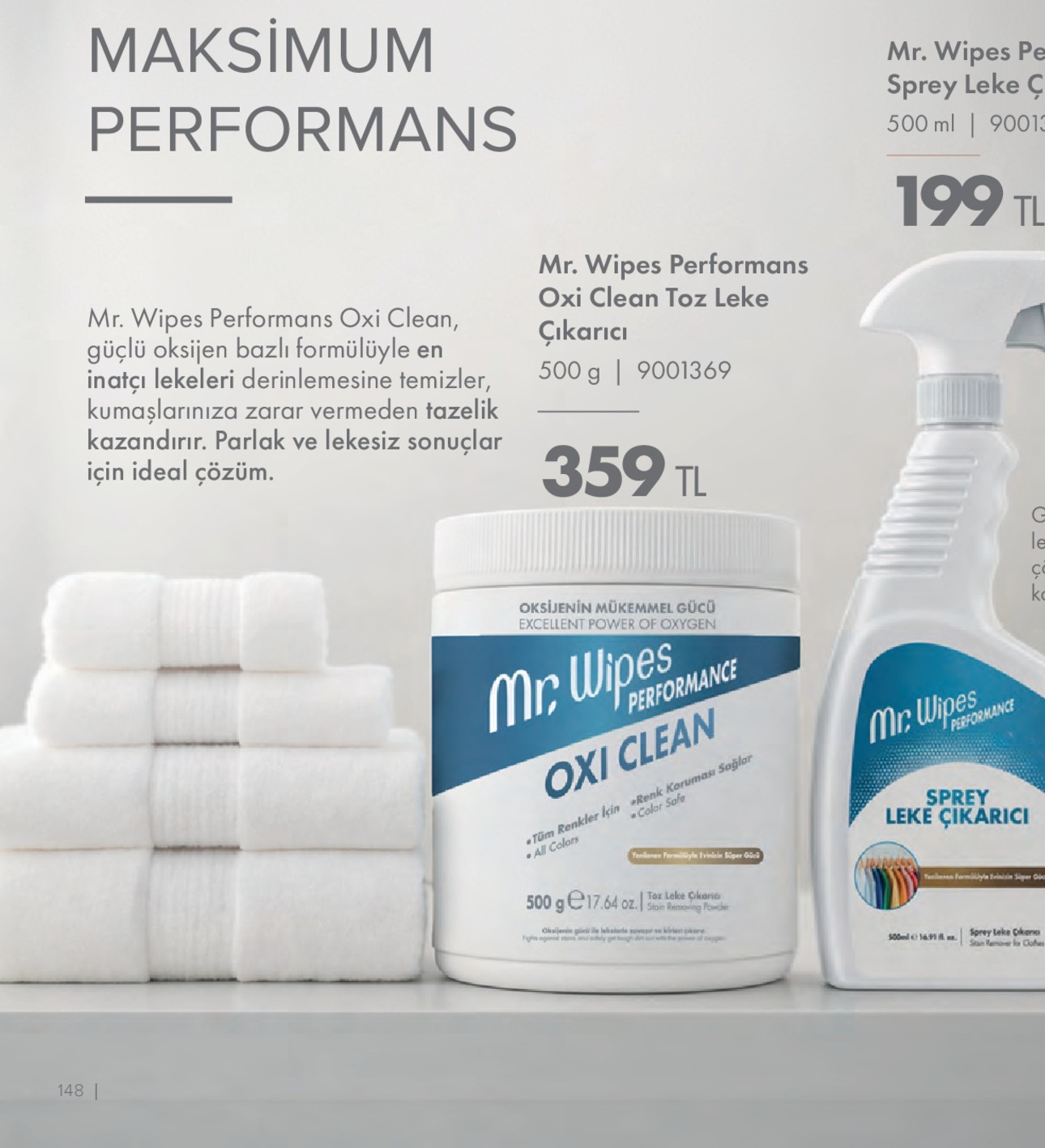 Mr. Wipes Oxi Clean Toz Leke Çıkarıcı 500G
