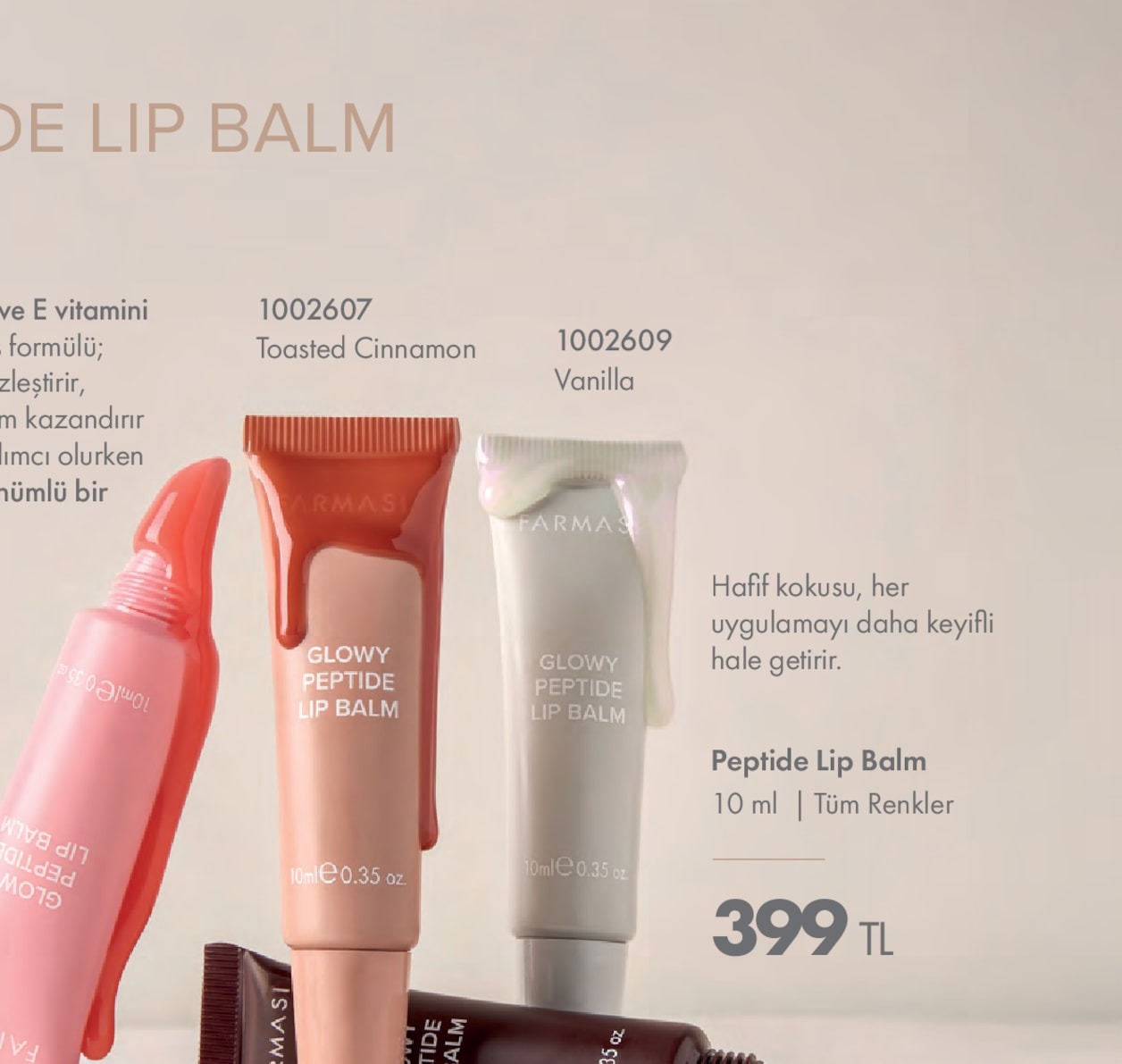 Farmasi Glowy Peptide Lip Balm 10Ml