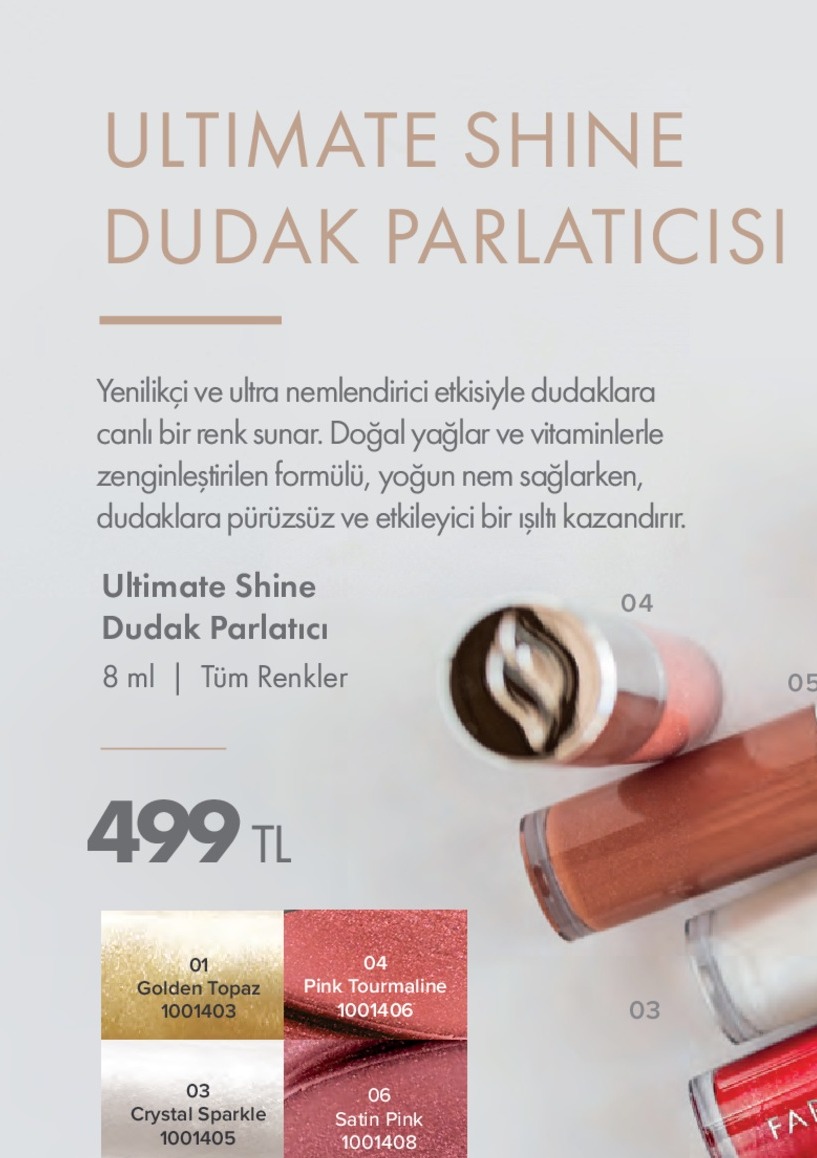 Ultimate Shine Dudak Parlatıcı 8Ml