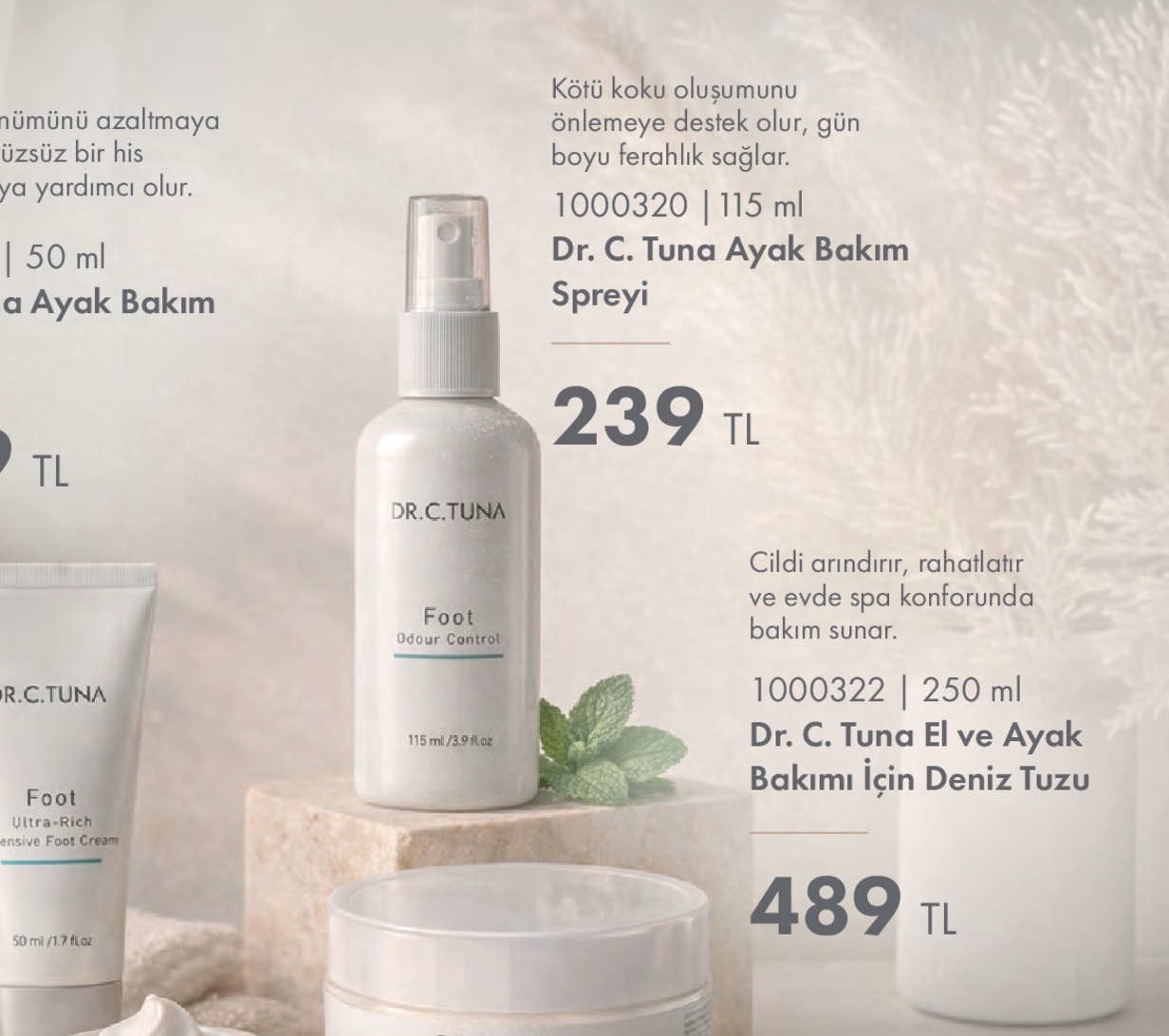 Dr. C. Tuna Ayak Bakım Spreyi 115 Ml