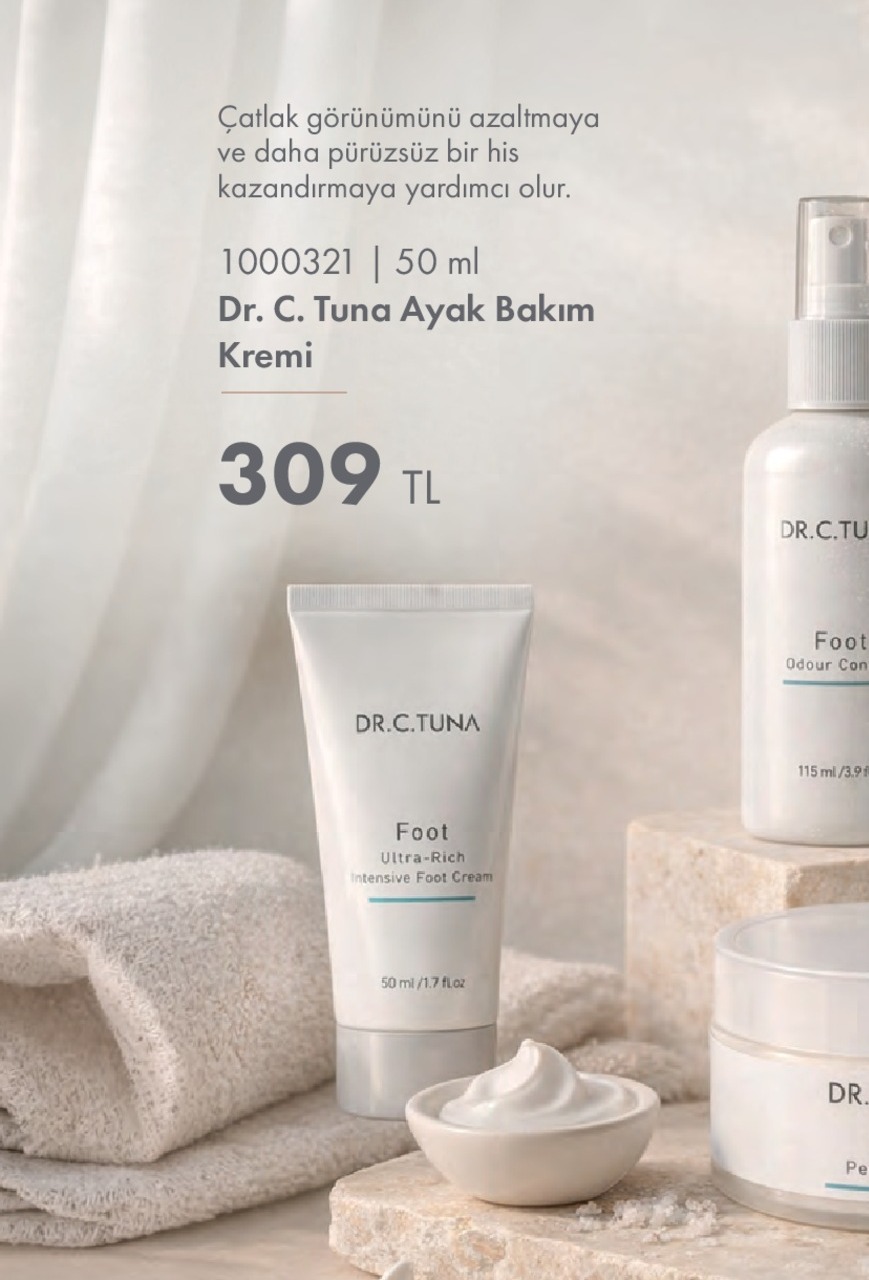 Dr. C. Tuna Ayak Bakım Kremi 50 Ml
