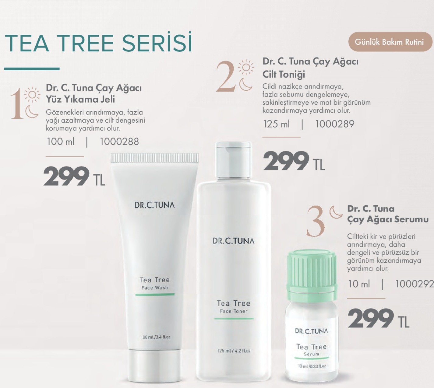 Dr. C. Tuna Çay Ağacı Yüz Yıkama Jeli 100Ml