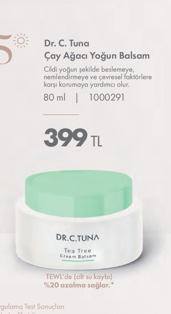 Dr. C. Tuna Çay Ağacı Yoğun Balsam 80 Ml