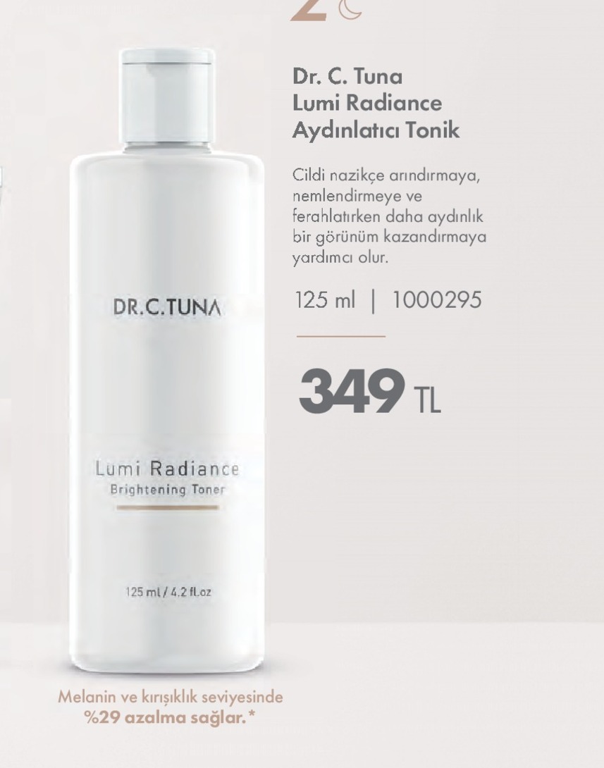 Dr. C. Tuna Lumi Radiance Aydınlatıcı Tonik 125 Ml