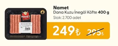 Namet Dana Kuzu İnegöl Köfte 400 G