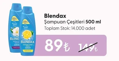 Blendax Şampuan Çeşitleri 500 Ml